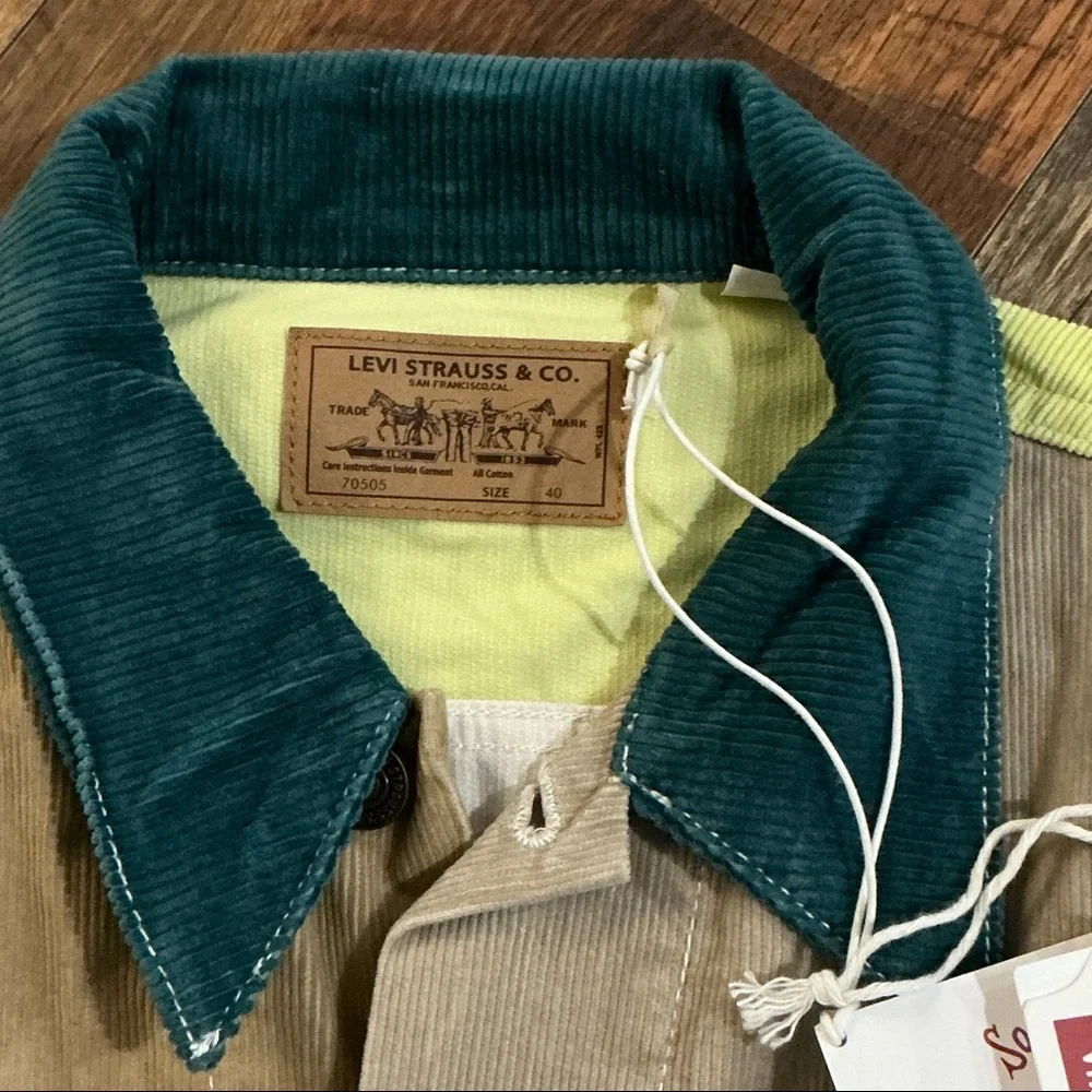 Levi's Vintage Clothing LVC Soapbox Corduroy Trucker Jacket NWT - Rare/Limited - Picture 2 of 10